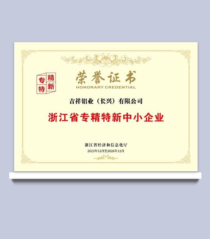 浙江省专精特新中小企业